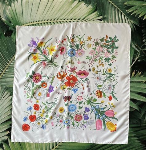 gucci flora scarf 1966